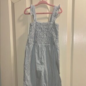 Carter's Blue Striped Kids Romper